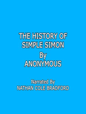 cover image of The History of Simple Simon